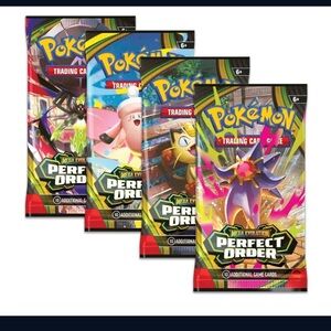 Pokémon Trading Card Game: Perfect Order Booster Packs Factory Sealed
